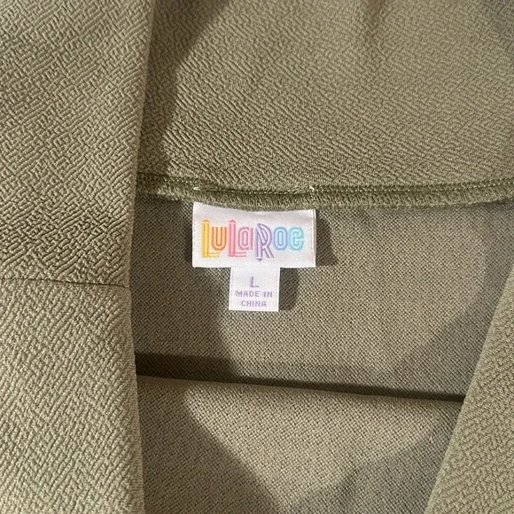 LuLaRoe Women’s Cassie Pencil Skirt/Size: L /Color: Moss Green (NWT) - Picture 3 of 7
